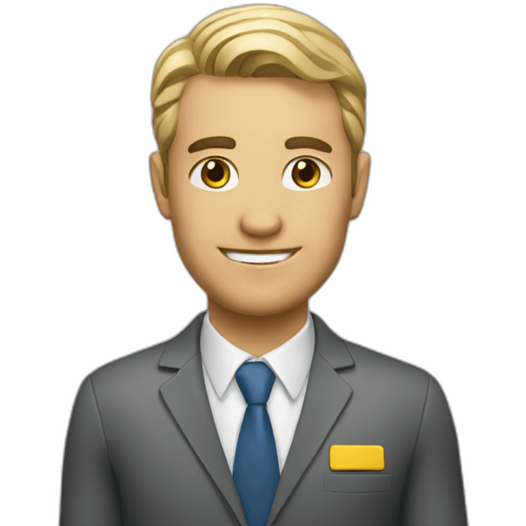 car rental agent emoji