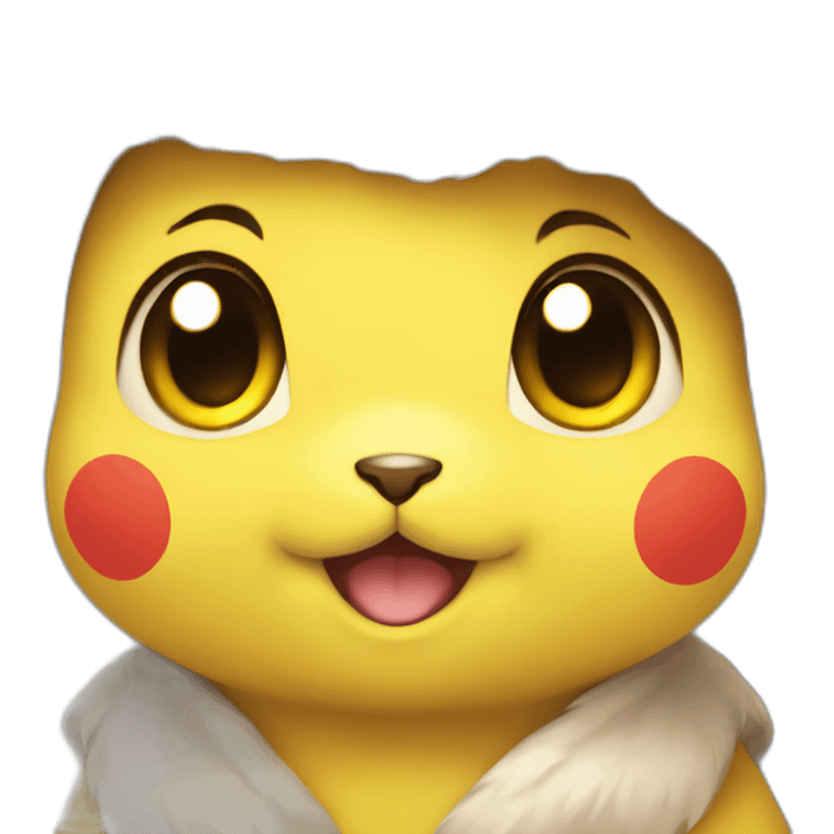 cute pretty pikachu emoji