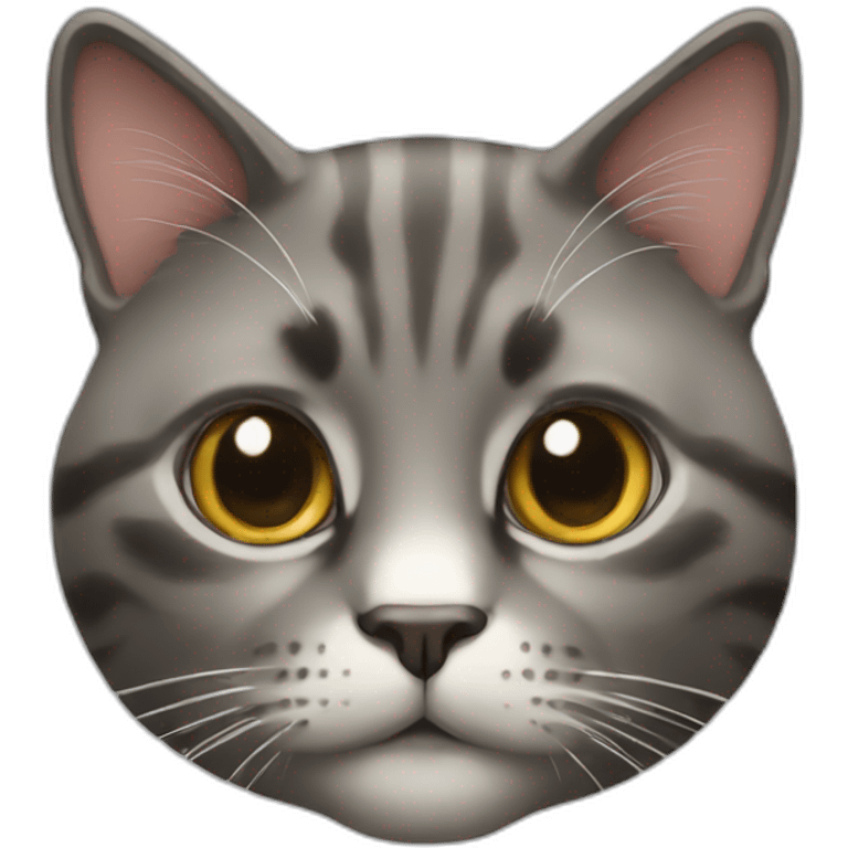 inteligent cat emoji