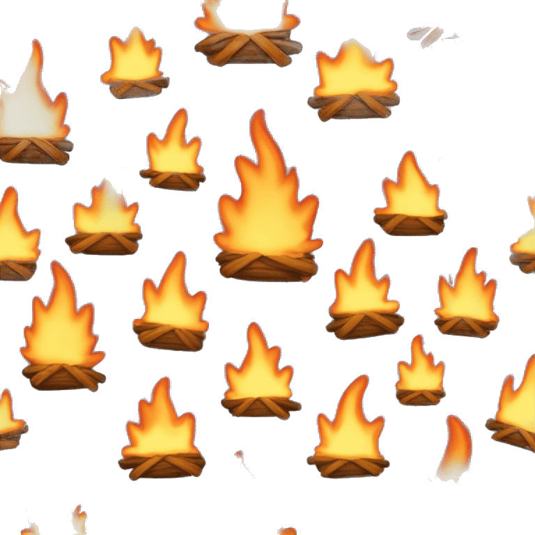 cute bonfire emoji