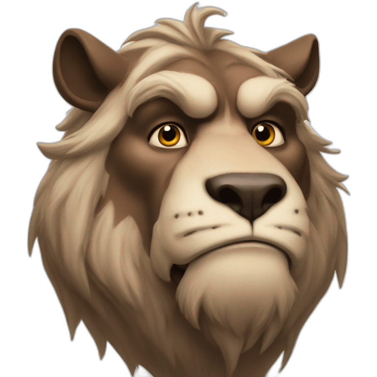 beast from beauty and the beast emoji