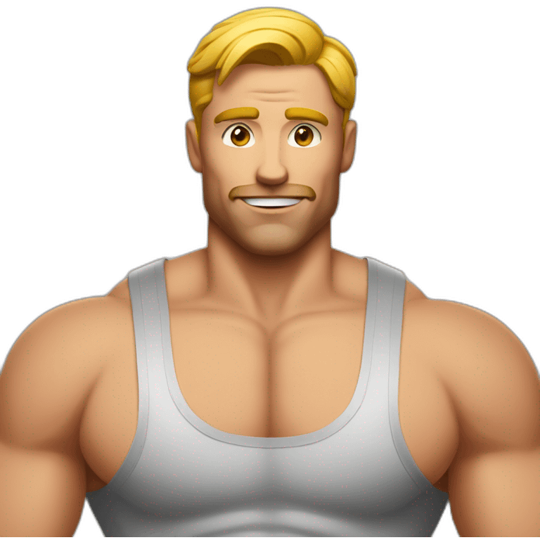 Homme musclés emoji