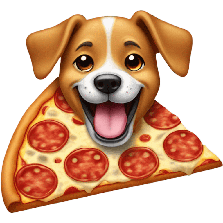 Pizza dog  emoji