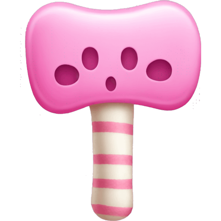 pink candy bone emoji