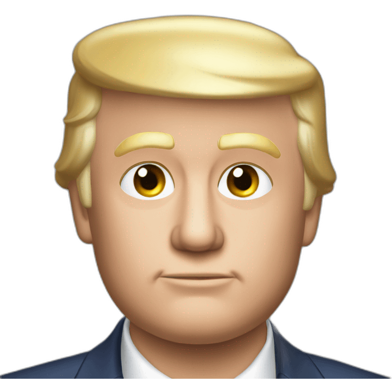 Trump as f35 jet emoji