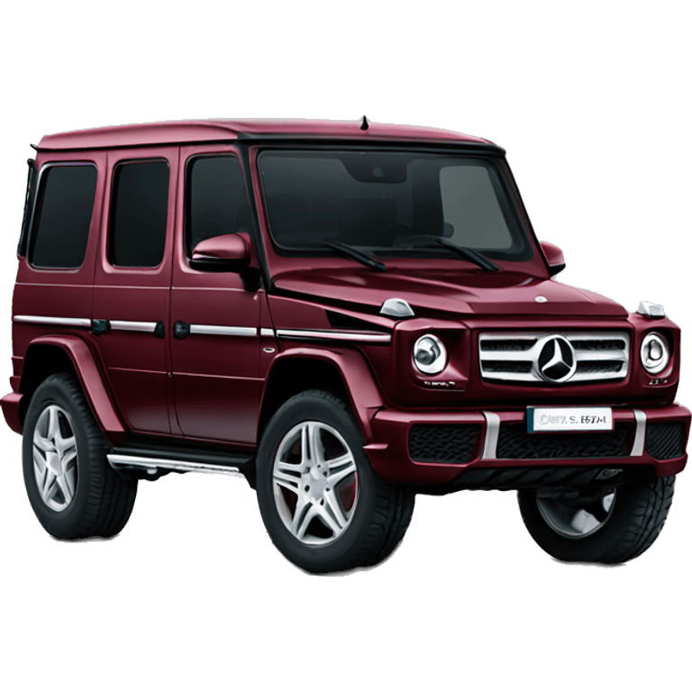 Burgundy G-class emoji