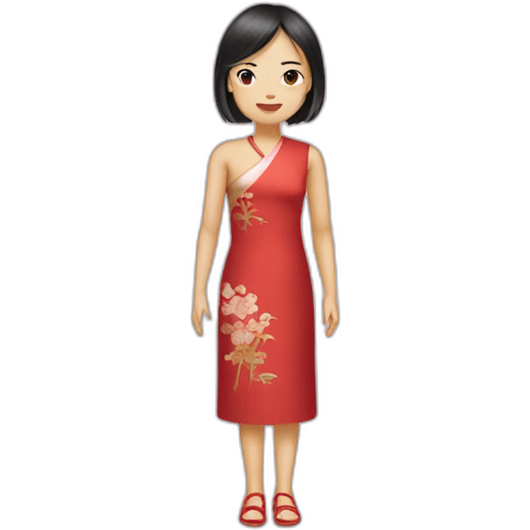 Fille chinoise emoji