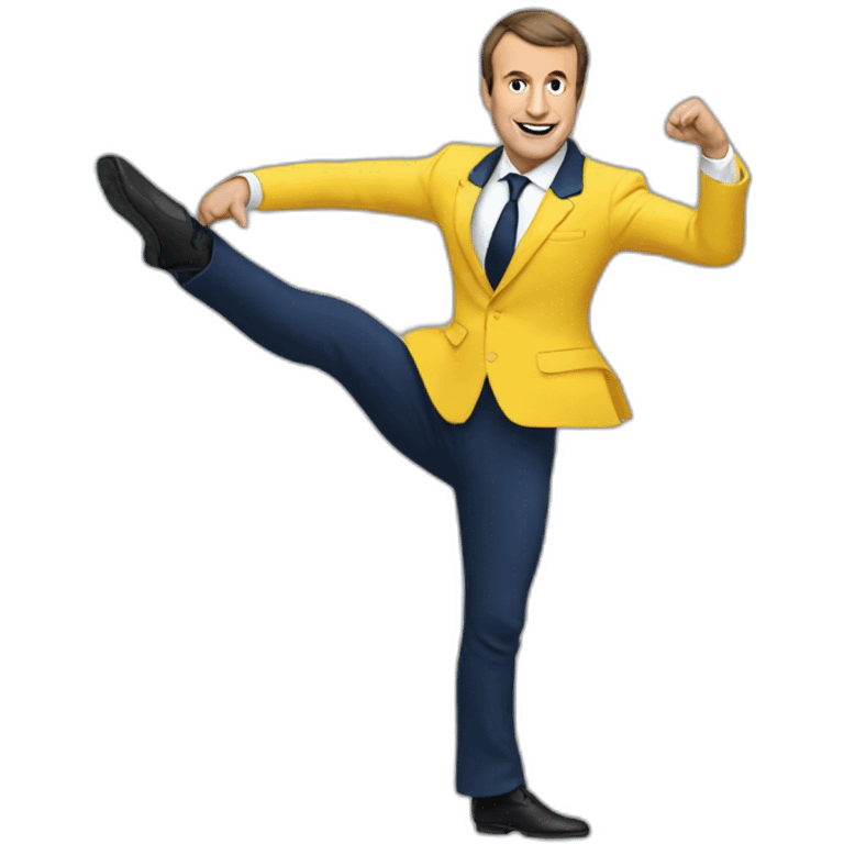 macron qui danse emoji