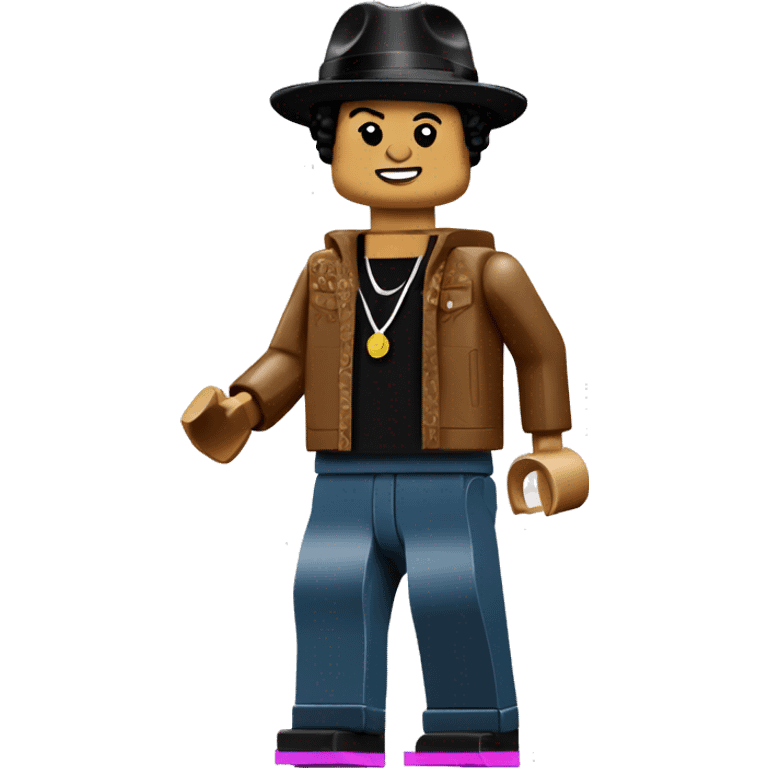 BRUNO MARS lego full body emoji