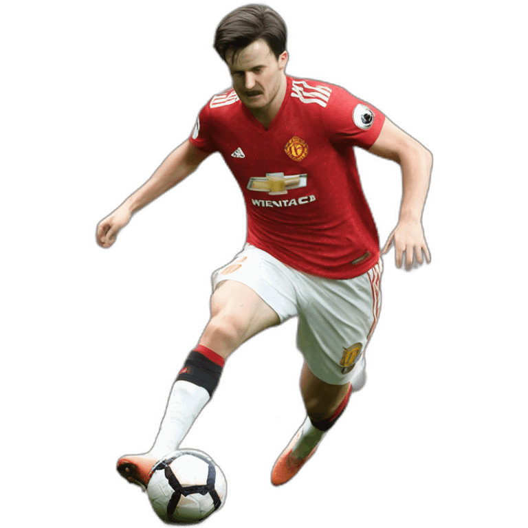 maguire missing a tackle at manchester united emoji