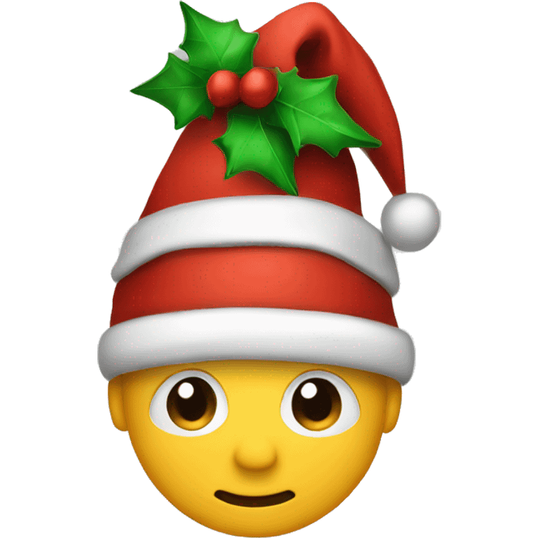 xmas santa hat emoji