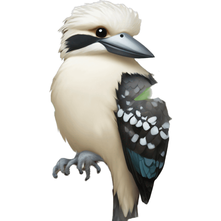 Kookaburra sitting in a gum tree emoji