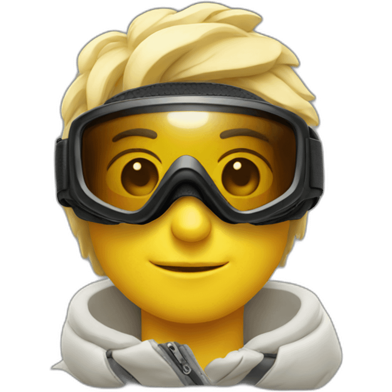 ski goggles emoji