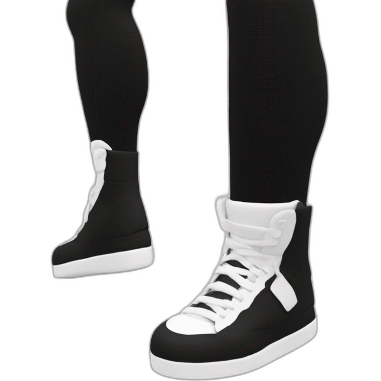 Micheal Jackson dancing shoe black white sock emoji