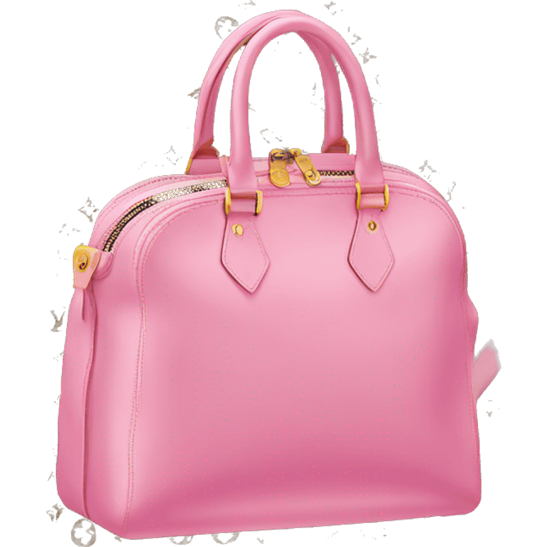 Bag Louis Vuitton pink emoji