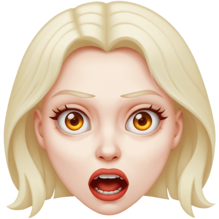 Crazy lady emoji