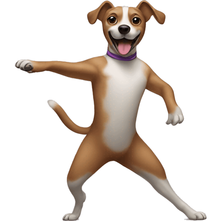 dog dancing ballet emoji