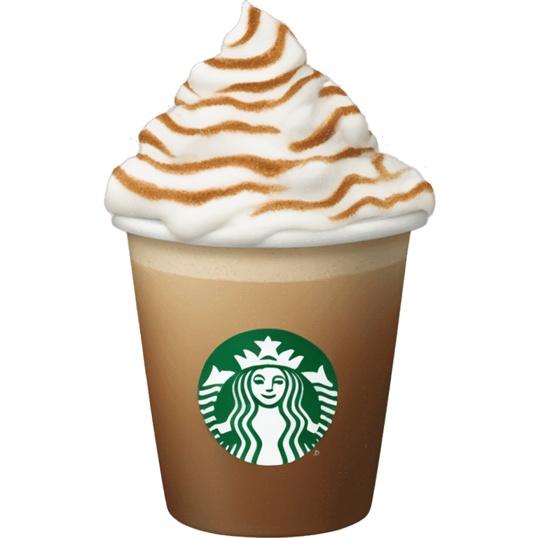 Winter Starbucks latte emoji