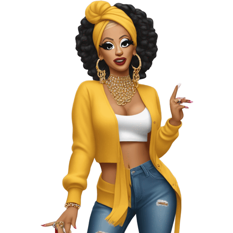 cardi b emoji