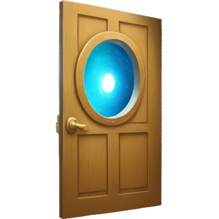 portal door opened galaxy inside emoji