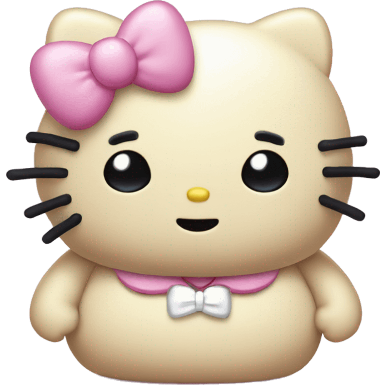 Obese Hello Kitty  emoji