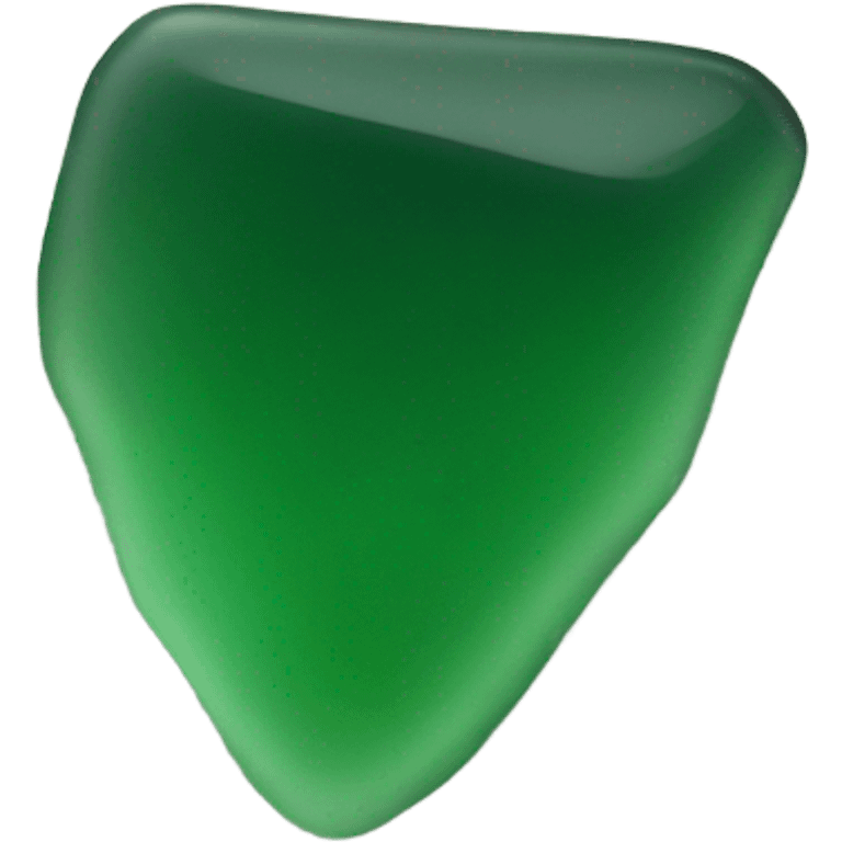 Dark green sea glass emoji