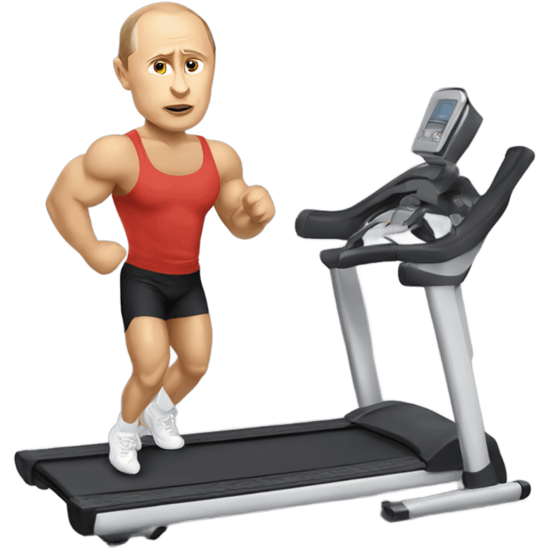  working out with Vladimir Putin  emoji