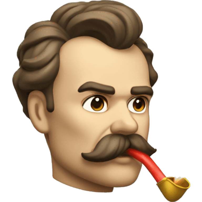 nietzsche blowing birthday blower emoji