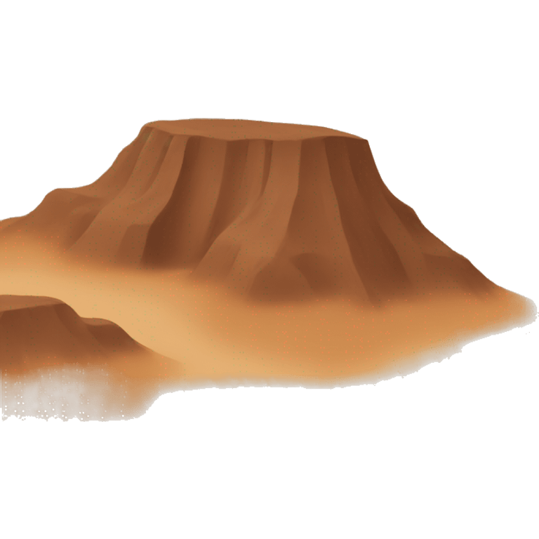 brown desert  emoji