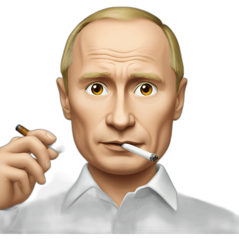 putin smoking a vape emoji