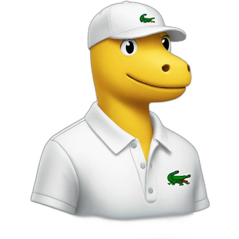 Lacoste man emoji