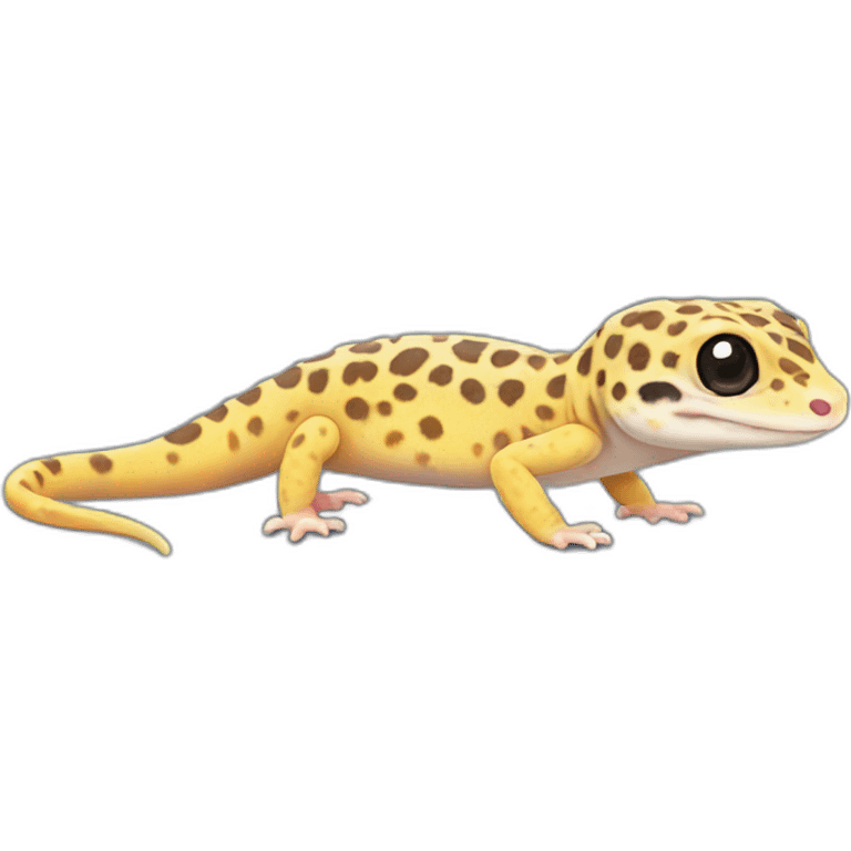 Leopard Gecko Full Body emoji