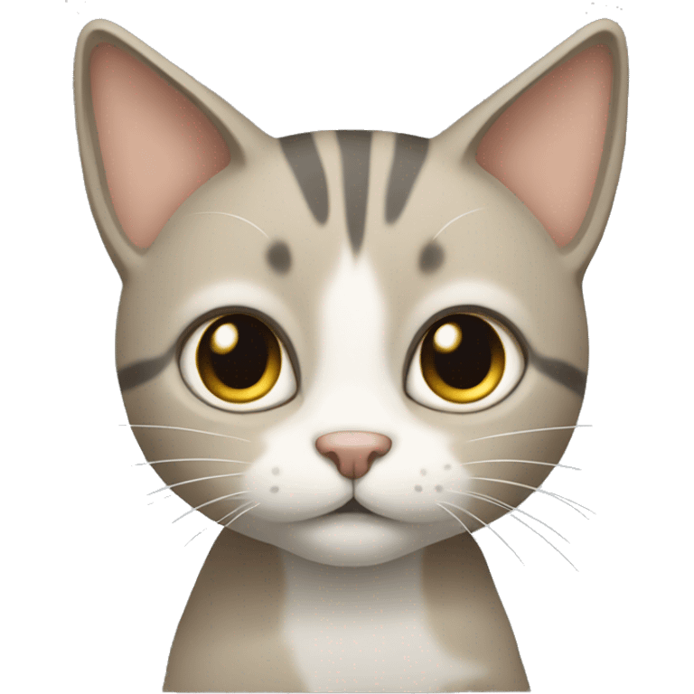 beige and grey cat   emoji