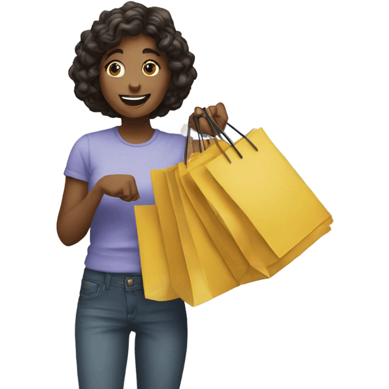 Girl shopping  emoji