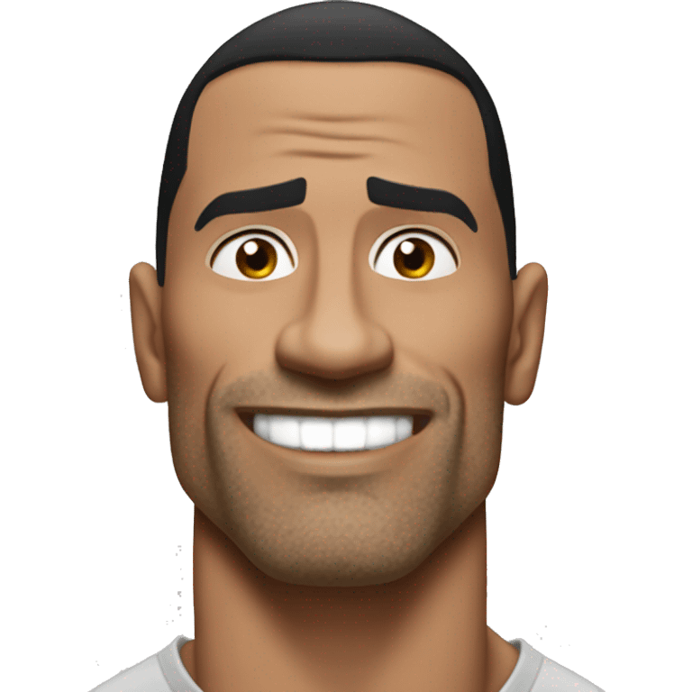 the rock johnson goofy ah emoji