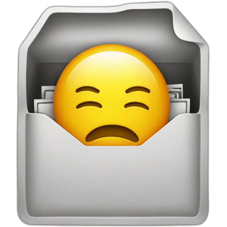 voicemail icon with dollars emoji