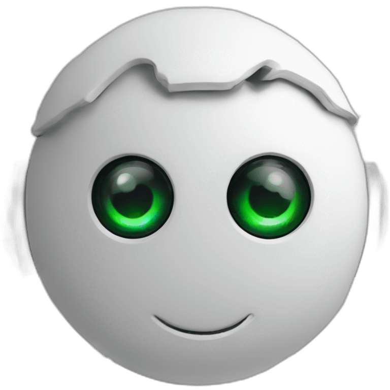 trading bot with forex charts as eyes emoji