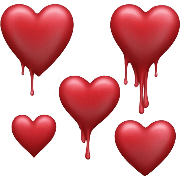 bleeding red heart emoji