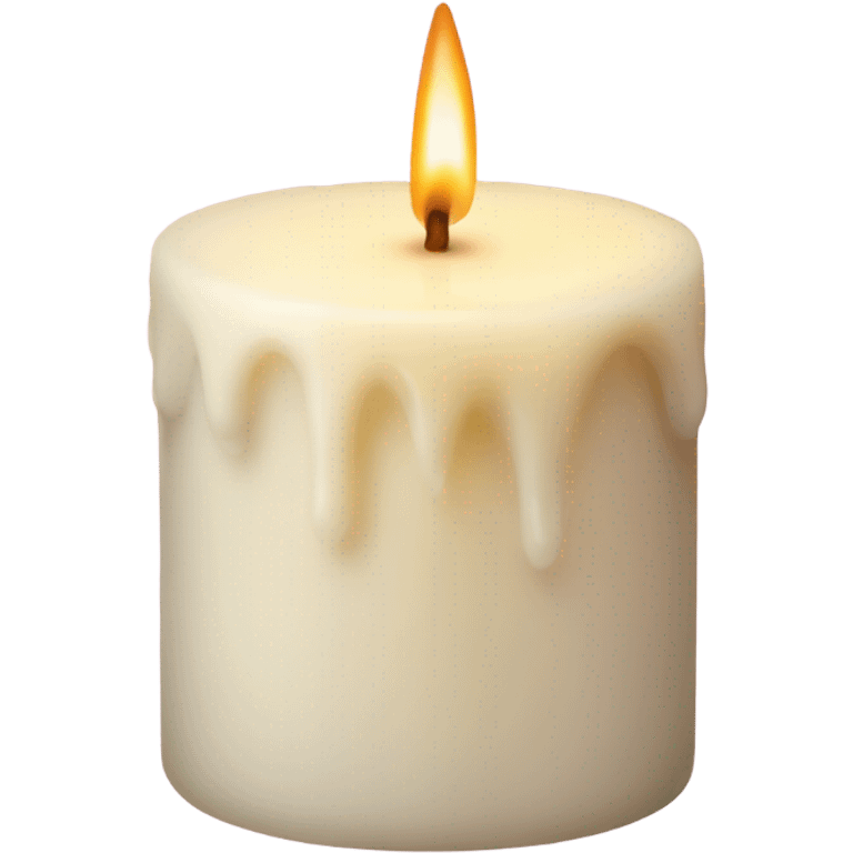 Vanilla candle  emoji