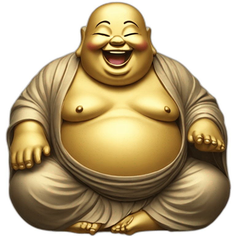 laughing buddha emoji