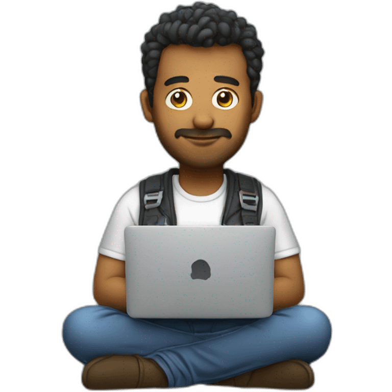 developer with mackbook emoji