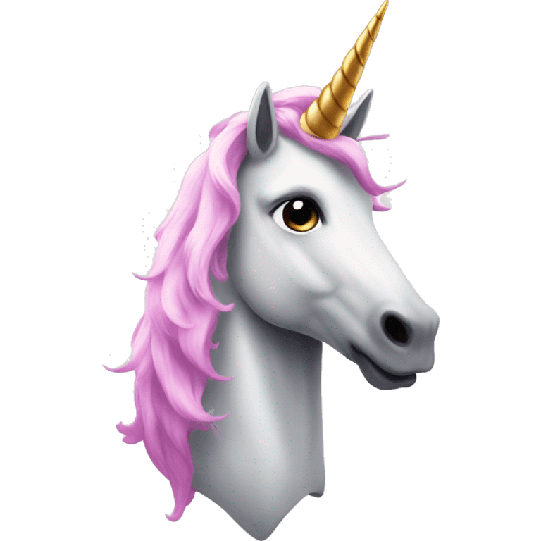 cooles unicorn with a space sui emoji