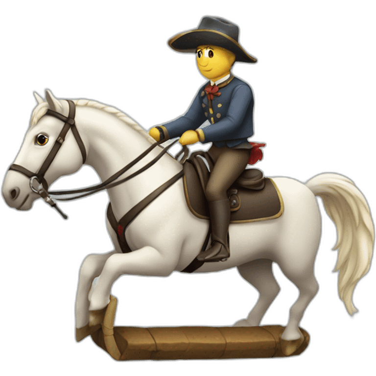 Poisson sur cheval emoji