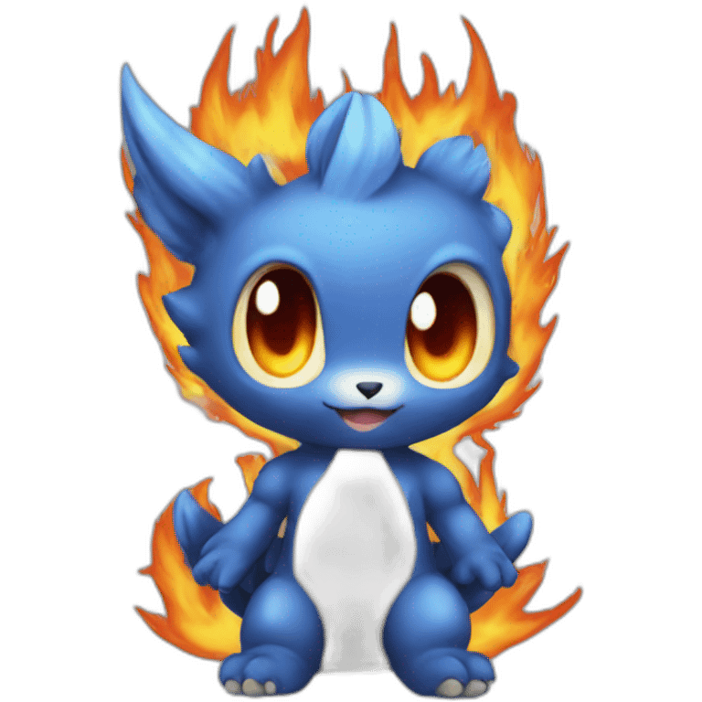 baby fire Digimon  emoji