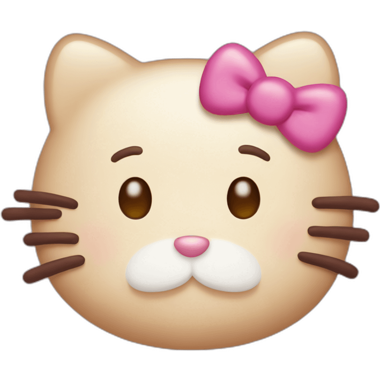 hello kitty's face emoji