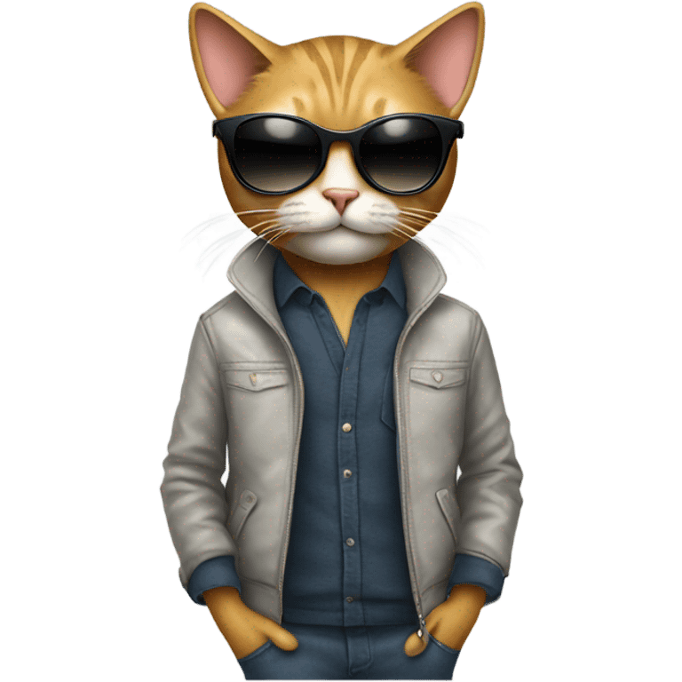 Cool cat emoji