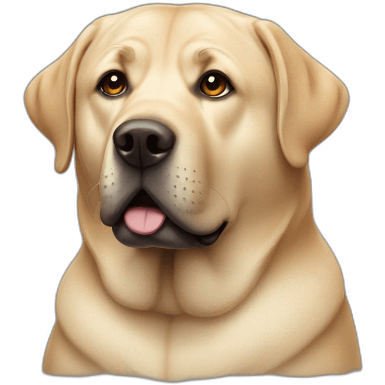 fat labrador emoji