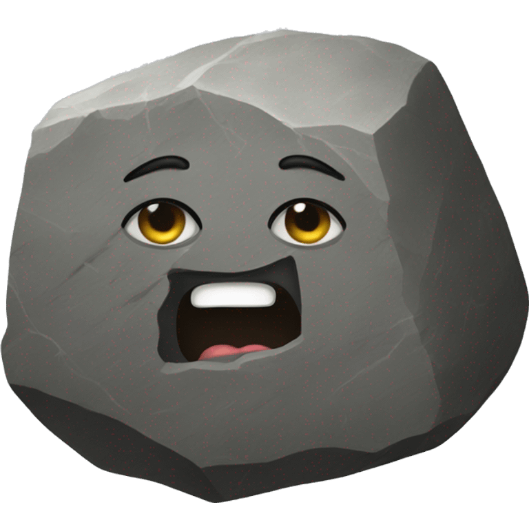 Rock emoji