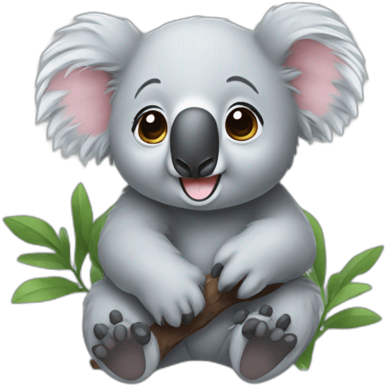 Koala mignon emoji