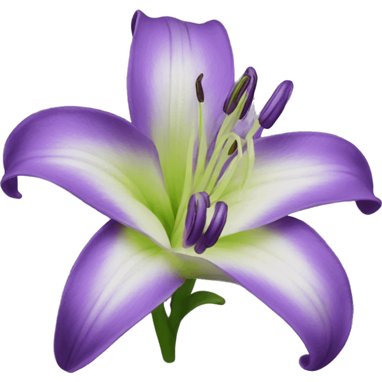 purple lily emoji